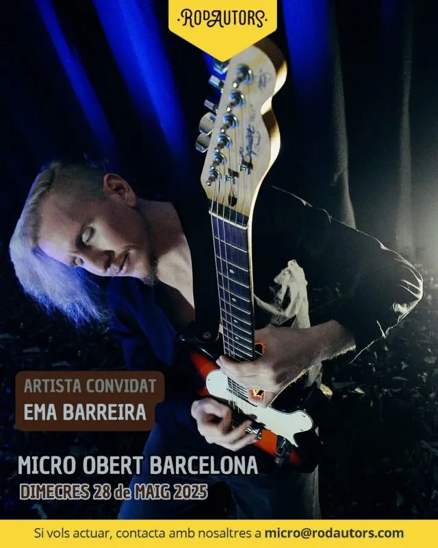 ⏳Ja tens plans per dimecres? Ara sí: micro obert a la New Fizz!
🎵Un escenari obert i ple de sorpreses musicals. Aquest dimecres tenim a @ema.barreira com a convidat especial ✨
💬T’hi esperem per fer del vespre una petita festa.
_________
⏳¿Tienes planes para el miércoles? Ahora sí: ¡micro abierto en la New Fizz!
🎵Un escenario abierto y lleno de sorpresas musicales. Este miércoles tenemos a @ema.barreira como invitado especial ✨
💬Te esperamos para convertir la tarde en una pequeña fiesta.
#Rodautors #microobert #Barcelona #musica #musicadeautora #musicadeautor #cantautor #cantautora #openmic